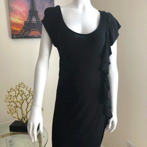 Ella Moss Black Dress with interesting hooks down the side